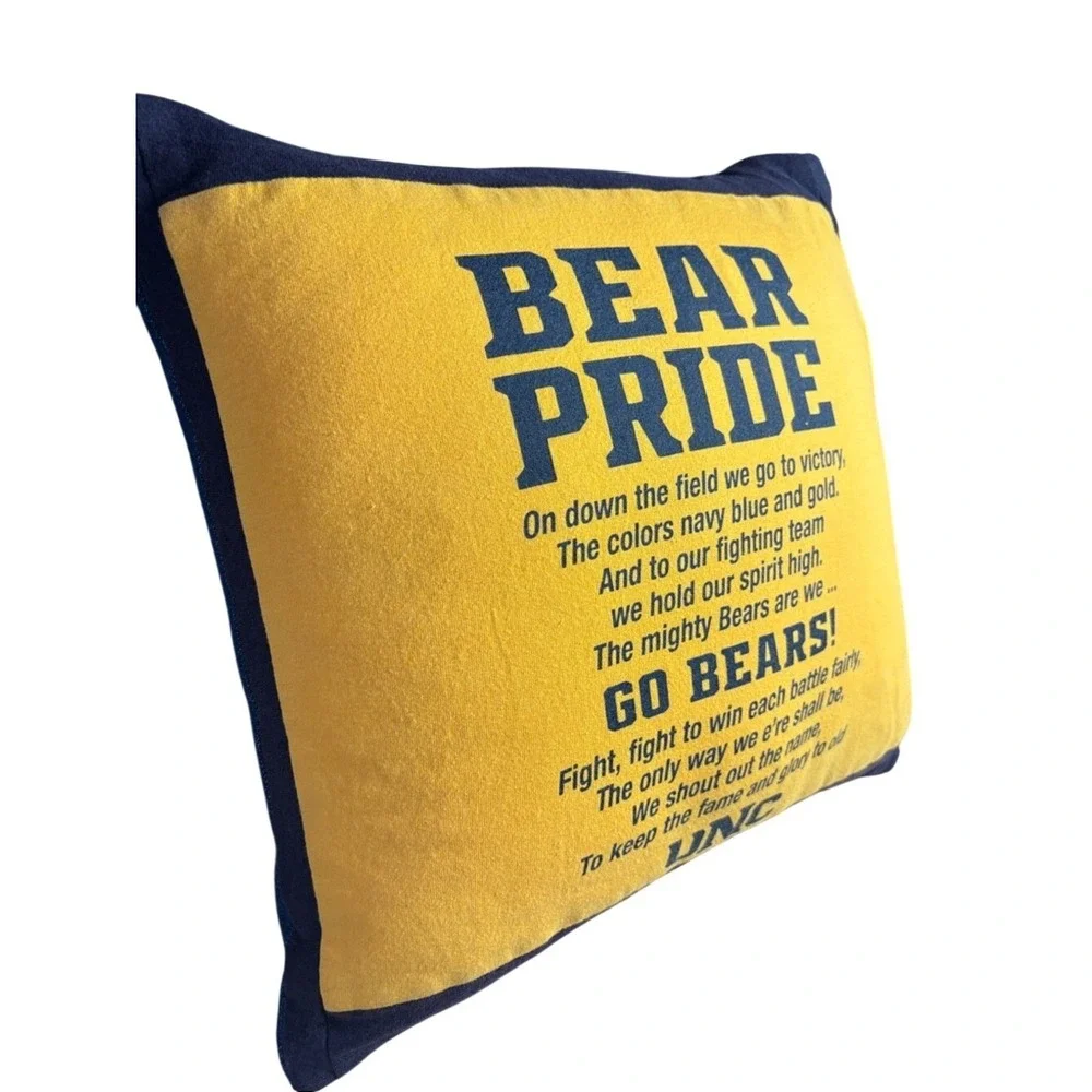 Handmade University North Carolina UNC Bear Pride College Accent Pillow GIFT 16